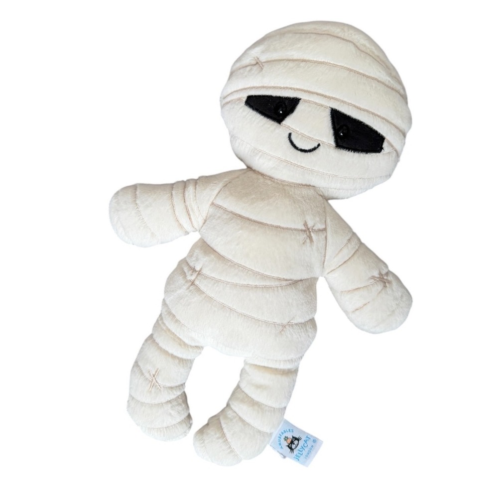 Jellycat Mummy Plush Cream Halloween Stuffed Animal Toy JCINC6420IF Retired New